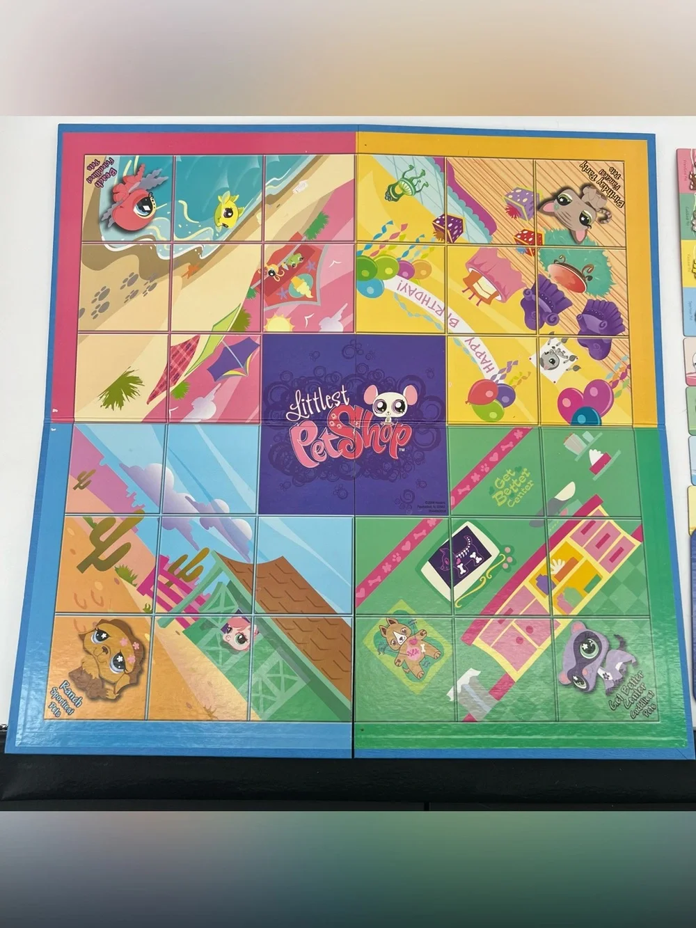 Littlest Pet Shop Hideaway Haven Game 2008 Missing 1 Home Card